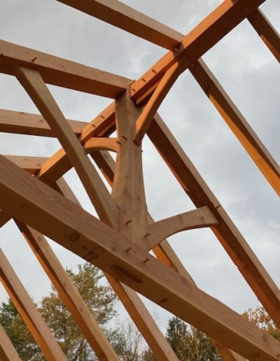 High-quality timber framing for residential homes.